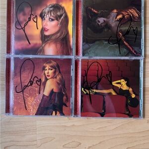 Signed Taylor Swift CD Collection Set of 4